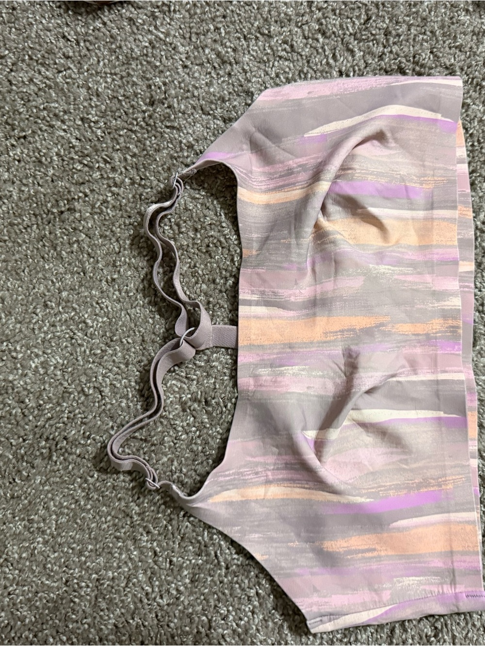 Auden Pink and Mauve Striped Bralet